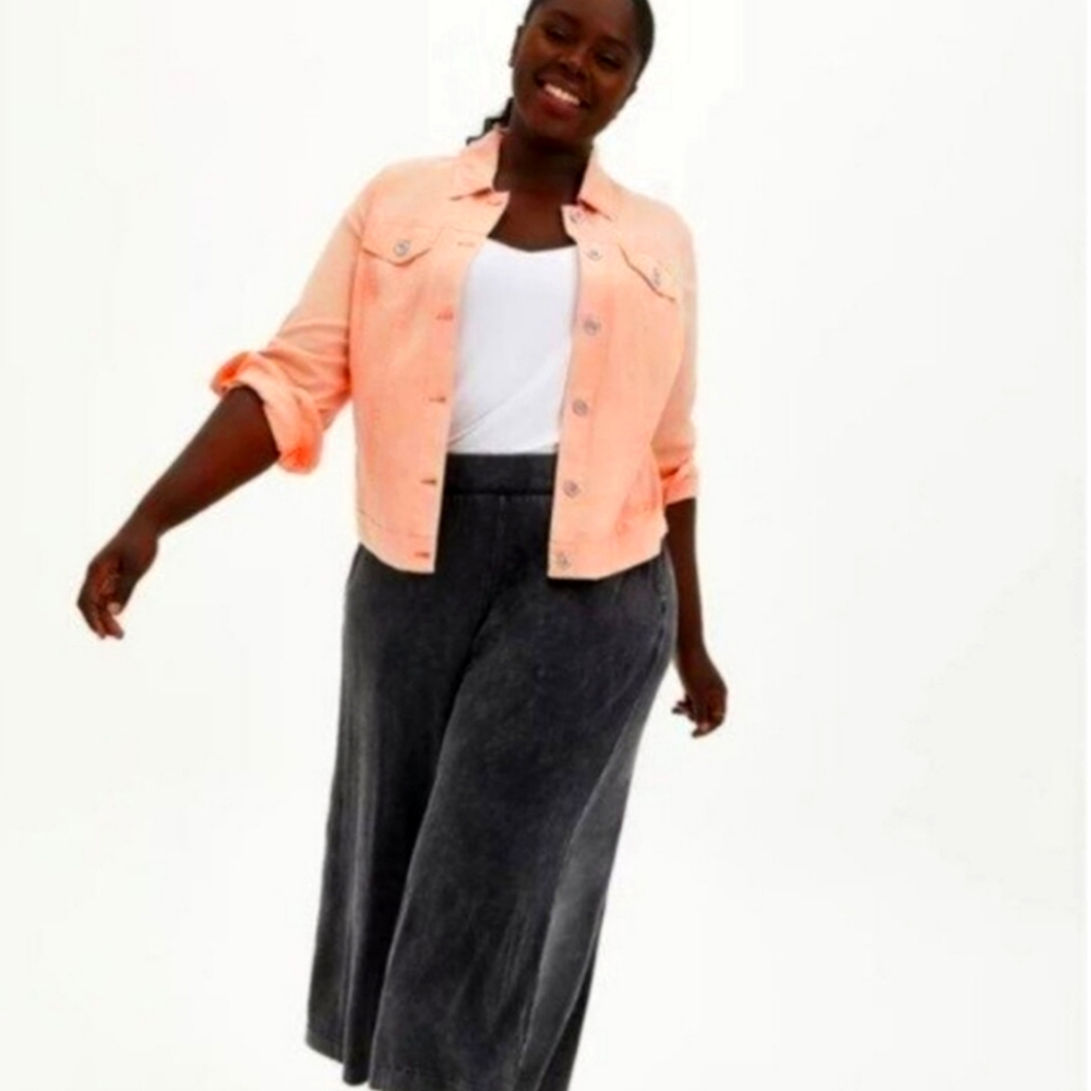 Torrid Peach light new weight jacket